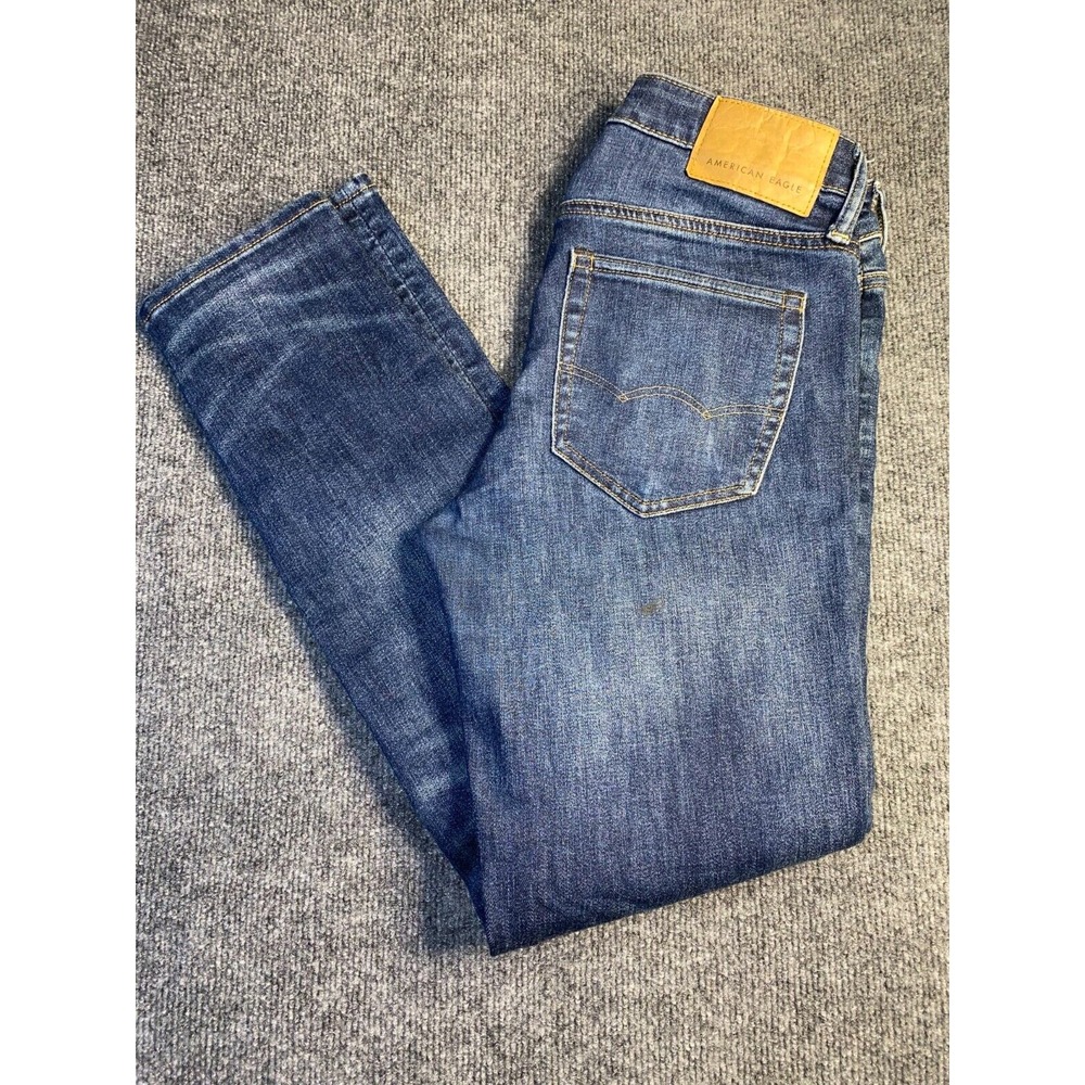 American Eagle Outfitters Women’s Blue Slim Straight Jeans